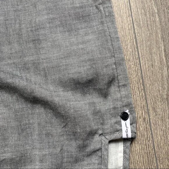 Revolve One Teaspoon Women's Tank Top Lace Up Sleeveless Gray Oversized fit NWT - Picture 7 of 15